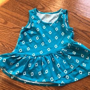 Gymboree Aqua Diamond Summer Top